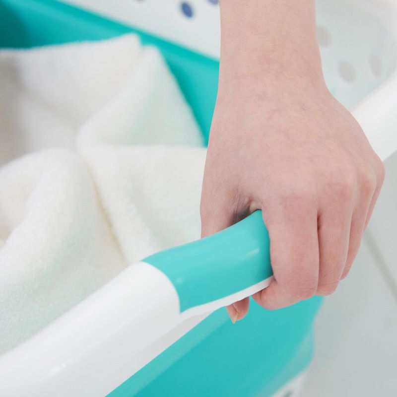 Direct sales of foldable dirty clothes baskets, plastic laundry baskets, bathroom car storage toys, creative home furnishings Specification drawing