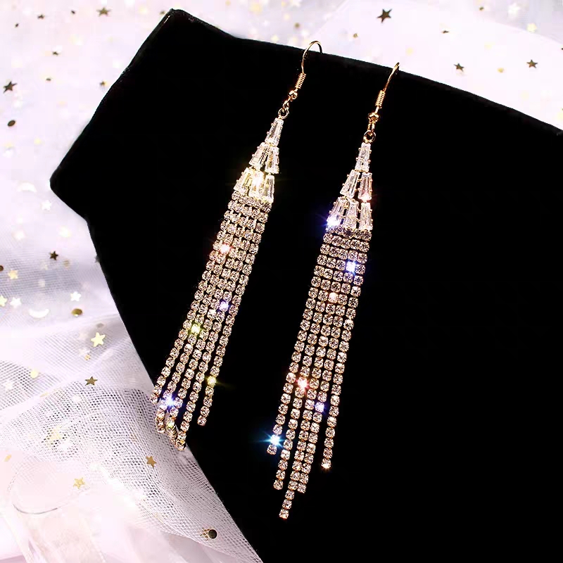 厂家直销2020新款925银锆石针耳饰快手抖音直播货源韩版流行饰品大气百搭显瘦脸时尚欧美风地摊小饰品批发耳环详情图7