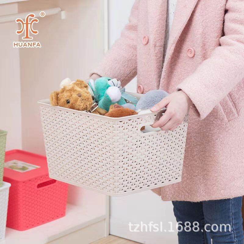 3571 Small covered storage basket and organizing basket details Picture