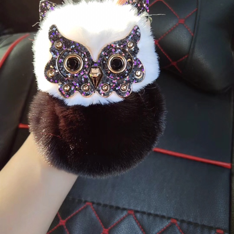 猫头鹰挂件细节图