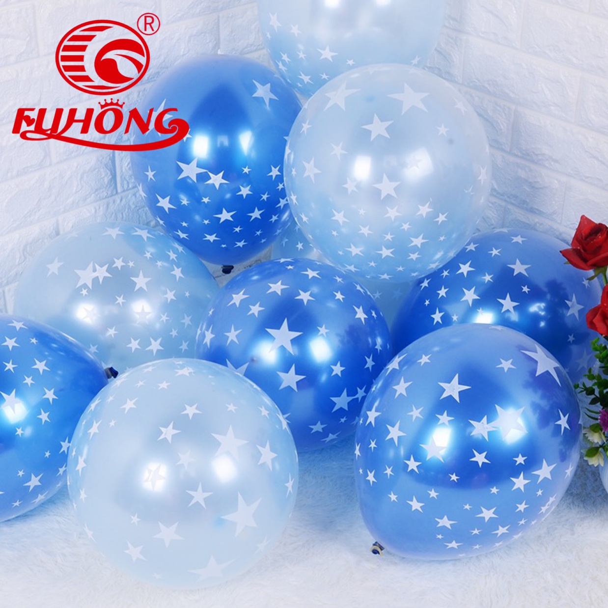 Double-layer splendid decorated balloons Specification image