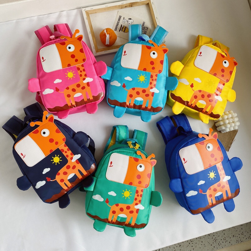 Korean version of children's school bag with leisure travel bag kindergarten boys and girls baby backpack personality cartoon backpack