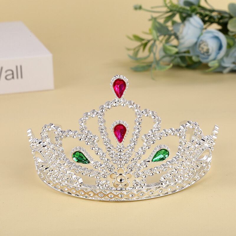 Little girl crown headwear, princess crown, Korean birthday hat, ordinary crown, Korean crown