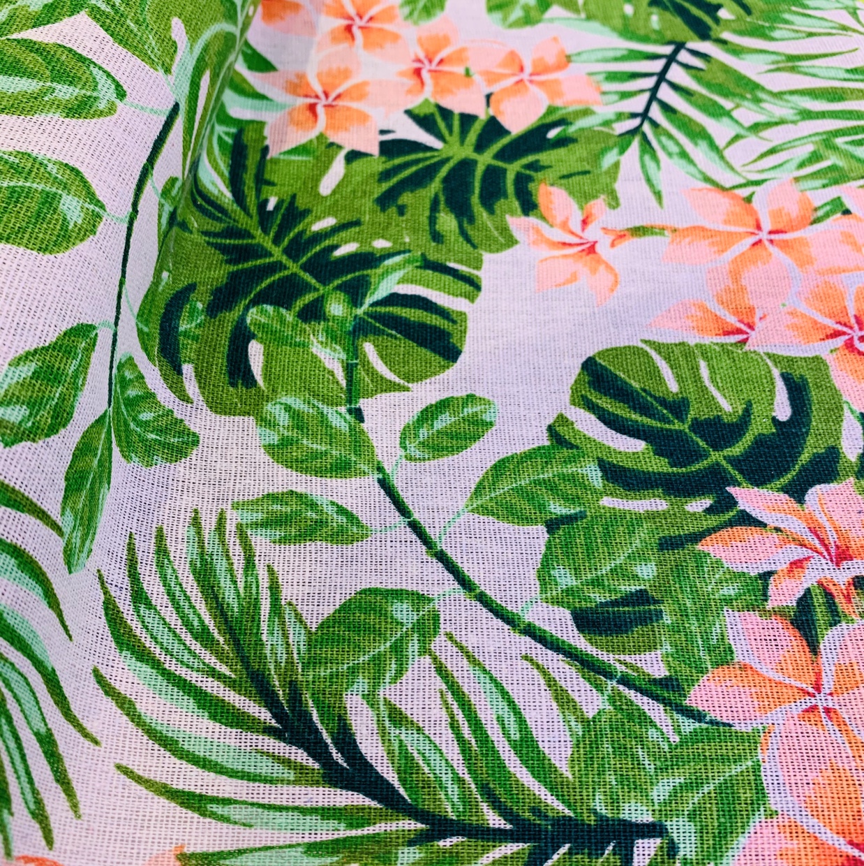 Cotton and linen printing details Picture