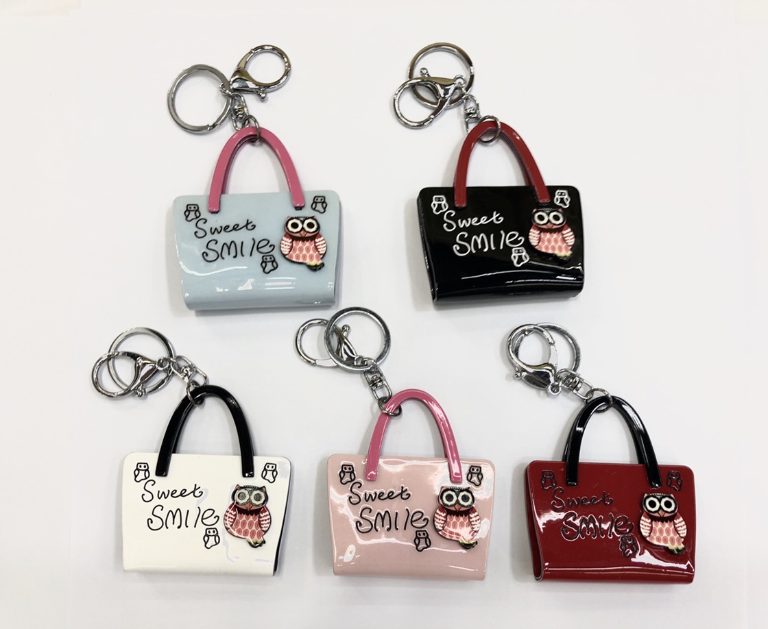 亚克力钥匙扣 包包挂件小猫头鹰包扣小包系列包包挂饰  此无货需要订做 货期15天