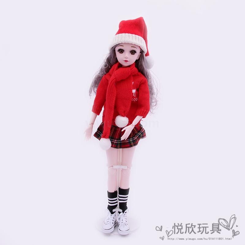 3D Eye Princess Set Simulation doll Girl playing house Creative gift toy Christmas girl wholesale