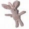 许愿兔条纹毛绒玩具钥匙扣包包挂件花束礼盒包装材料优惠包邮图