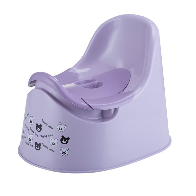 In stock: Children's toilet, baby sitting bowl, thickened plastic, easy to clean, children's toilet bowl with lid, children's toilet bowl 9873 Item Picture