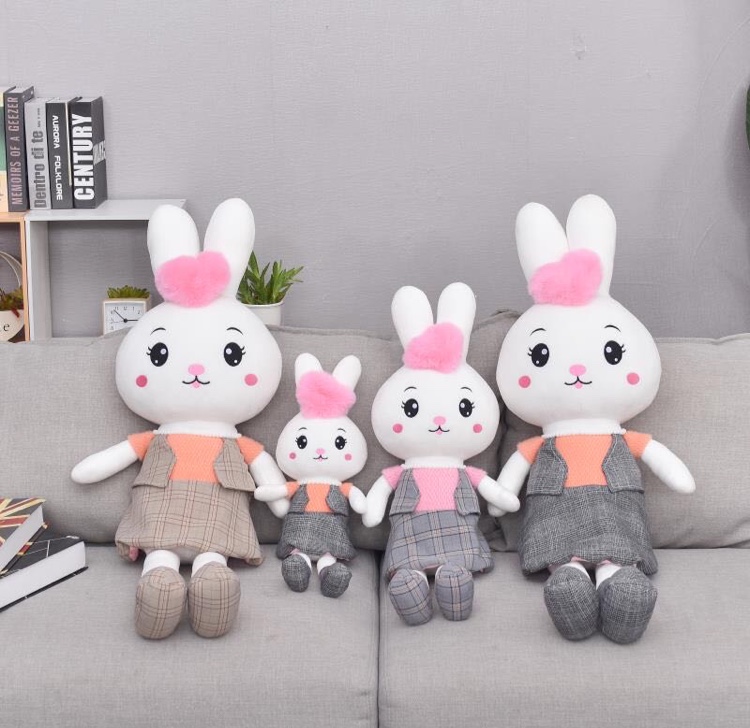 Love love rabbit doll plush birthday gift wholesale thumbnail