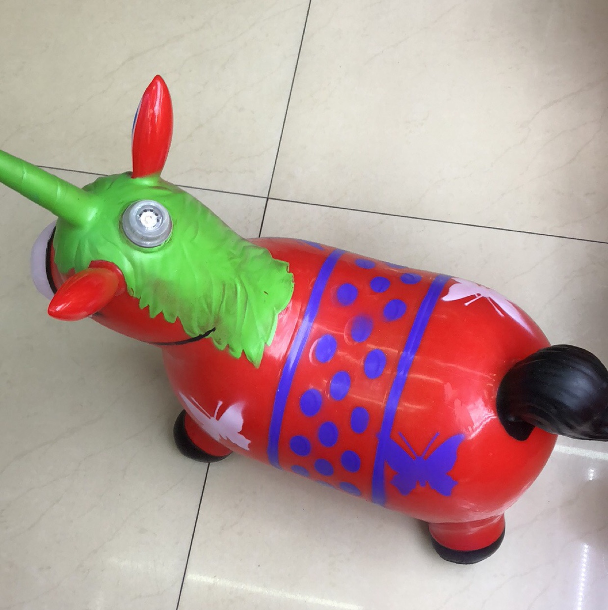 Wholesale of Flash Music Unicycle inflatable toys
