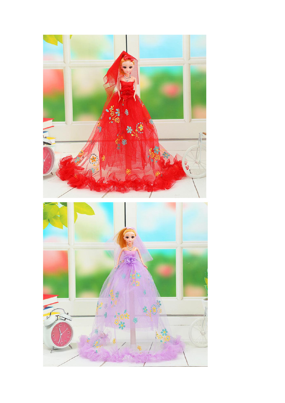 Factory direct sales of 11-inch 48cm Barbie doll creative decorative items, children's toys, princess dolls, gift wholesale, keychains and pendants detail image 2