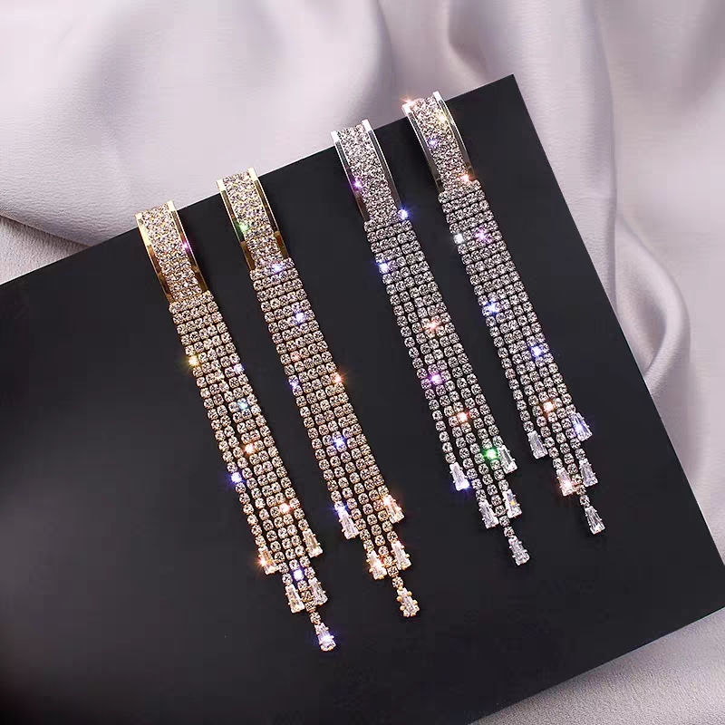 厂家直销2020新款925银针耳饰快手抖音直播货源韩版流行饰品大气百搭显瘦脸时尚欧美风地摊小饰品批发锆石耳饰详情图10