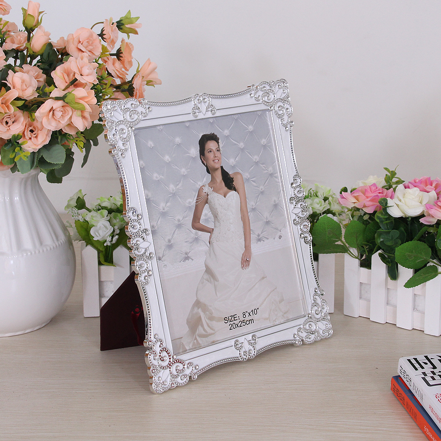 义乌好货 相框批发 欧式唯美创意银色 滴油 影楼创意7寸 709A详情图1