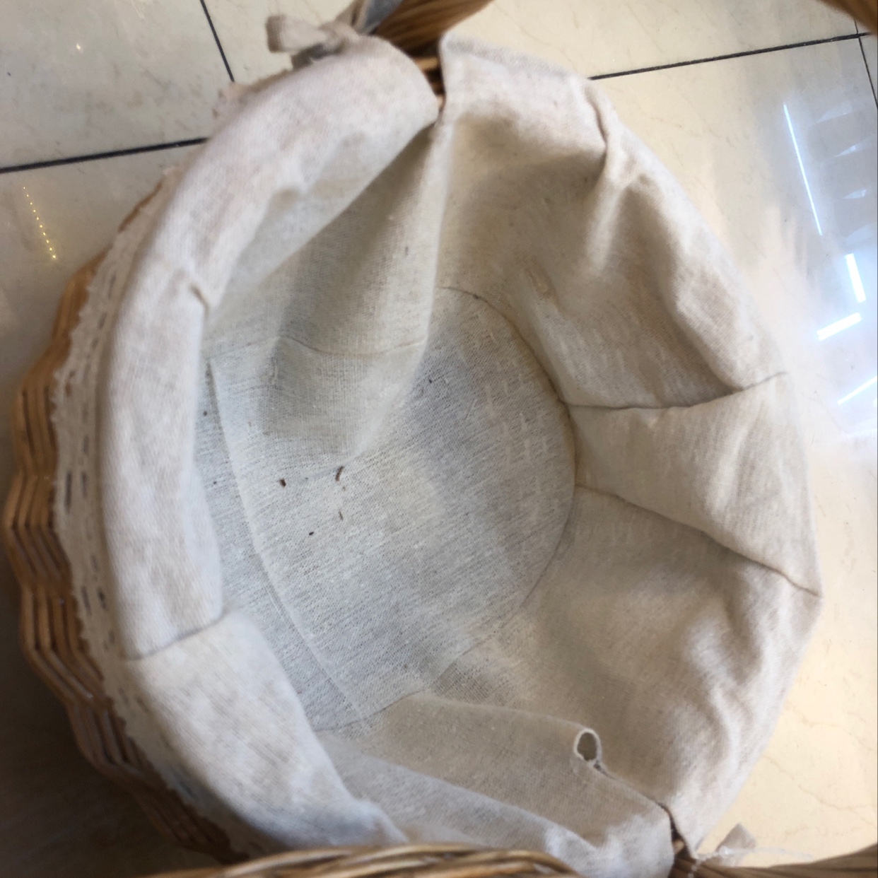 Qingling Craft hand-woven willow storage baskets, picnic baskets, and home storage details Picture