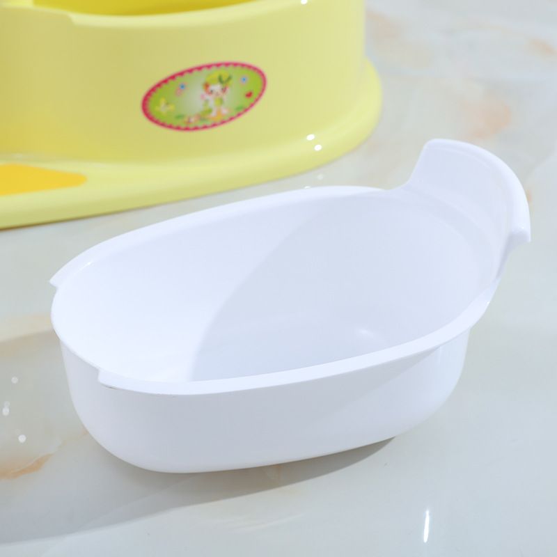 Direct sales children's toilet, portable toddler toilet, plastic cartoon baby toilet bowl 8027 Application Scenario