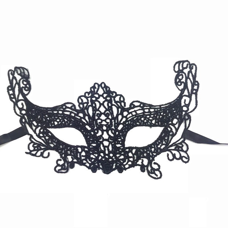 Sexy lace mask, masquerade ball party eye mask, photo shoot, black ball mask, fun eyes Specification image