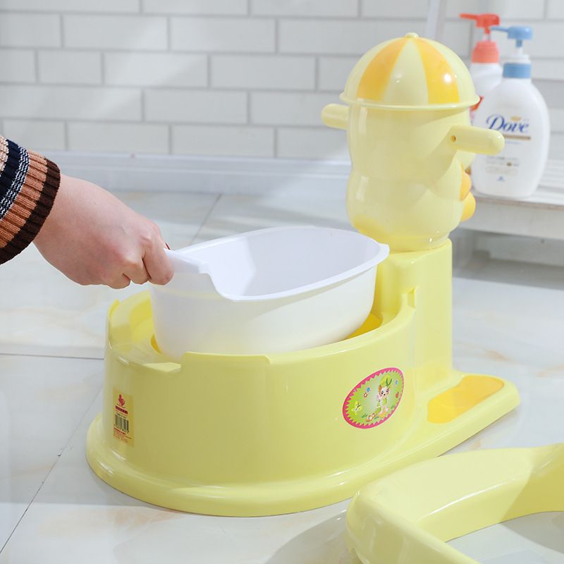 Direct sales children's toilet, portable toddler toilet, plastic cartoon baby toilet bowl 8027 Specification drawing