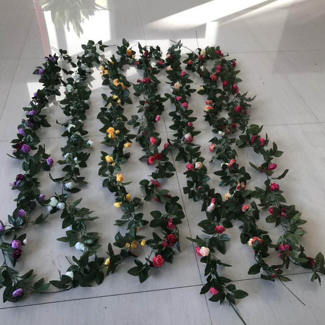 Decorative plastic plants on the ceiling of living room (Rose tea Bud) thumbnail