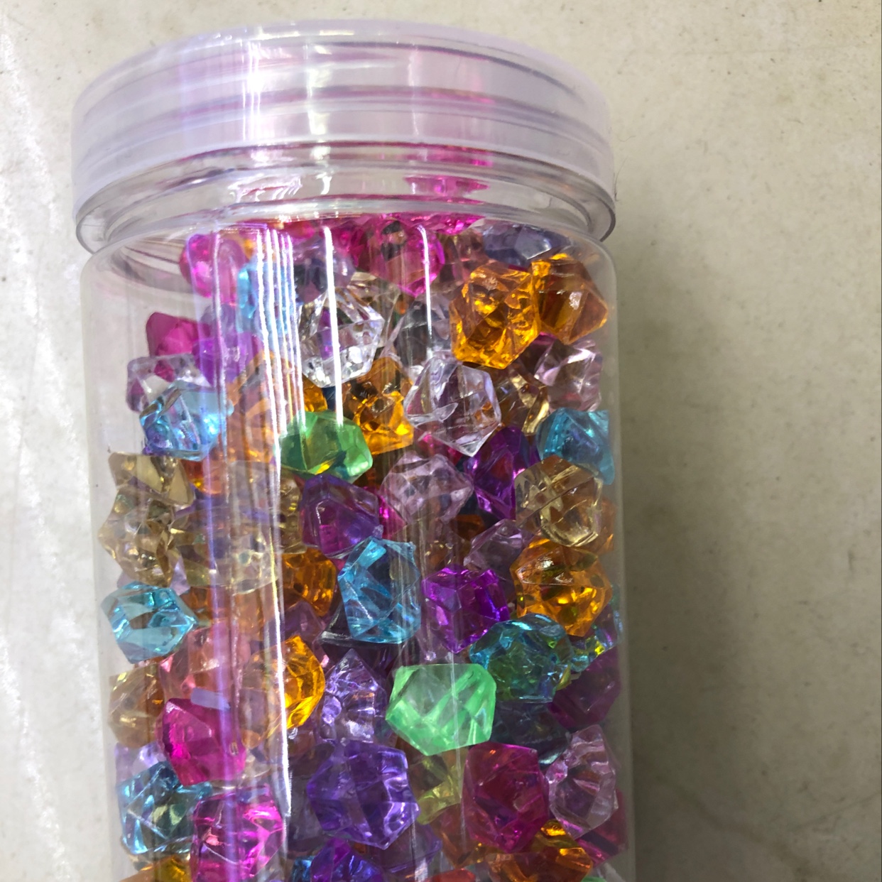 Bottles of small crystal