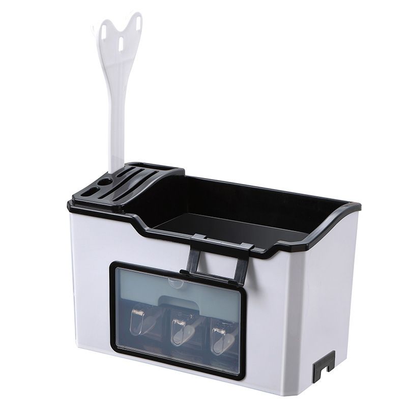 Direct-sale multi-functional seasoning box set, household kitchenware, salt and monosodium glutamate seasoning box jar, seasoning storage box Item Picture