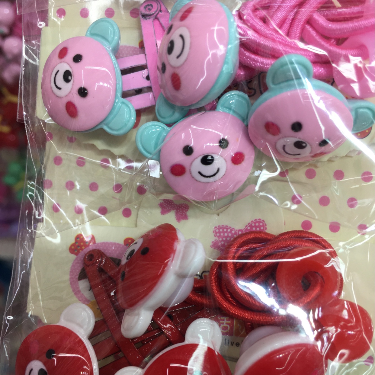 小孩小熊套装细节图