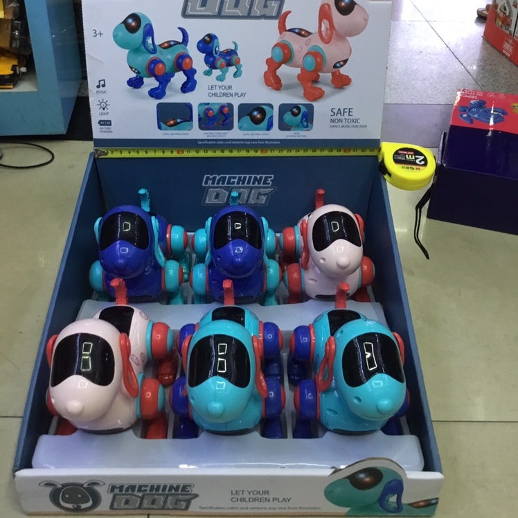 新款电动机器狗，电动行走，带动感音乐🎵灯光