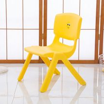 直销儿童靠椅幼儿园宝宝塑料坐椅防滑加固多色靠背椅子8211