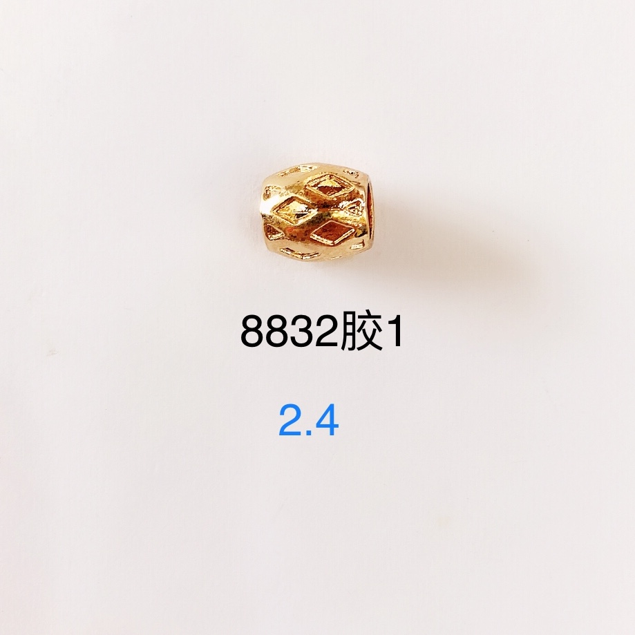 Zinc alloy accessories, large-hole bead necklaces, bracelets, pendants, DIY accessories, 8832 Xiaohua jewelry accessories