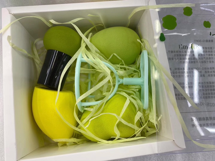 Square box set of beauty egg avocado details Picture