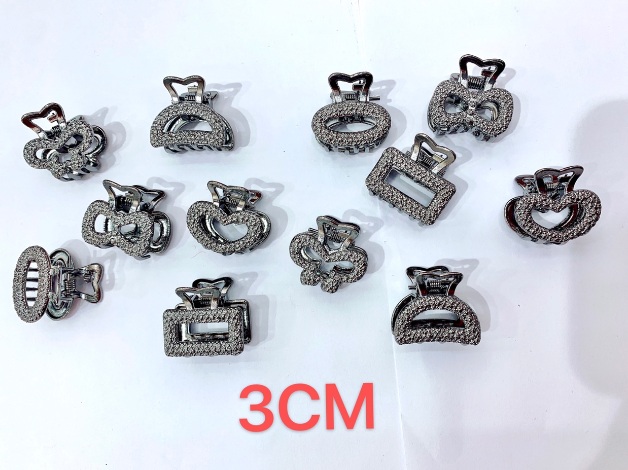 迷你2.5公分合金爪子，可以做，金色、银色、枪黑色。