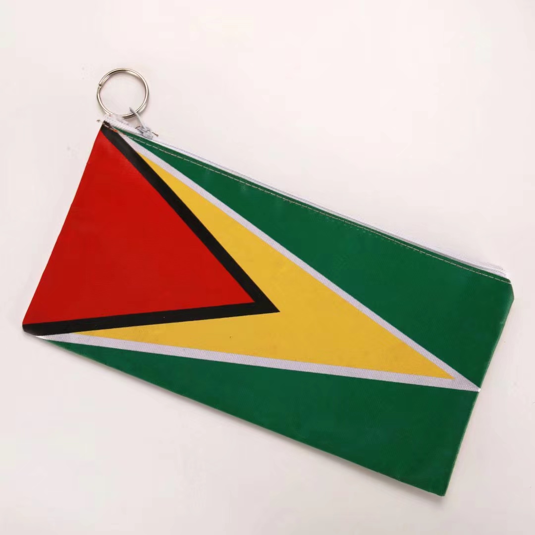 Factory direct supply car flags, national flags, fan supplies, Guyana pen bags thumbnail