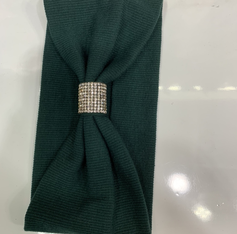 South Korea wide - rimmed headwear autumn and winter tide knitting wool head with simple solid color face wash pressure hair head band hair clip pattern thumbnail