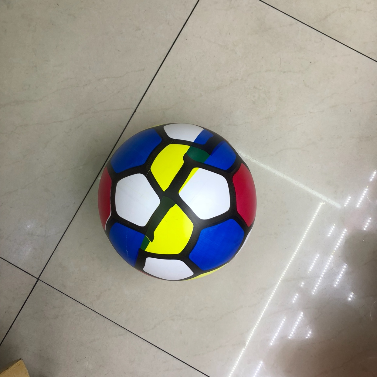 Colorful football balloon appearance inflatable ball toy
