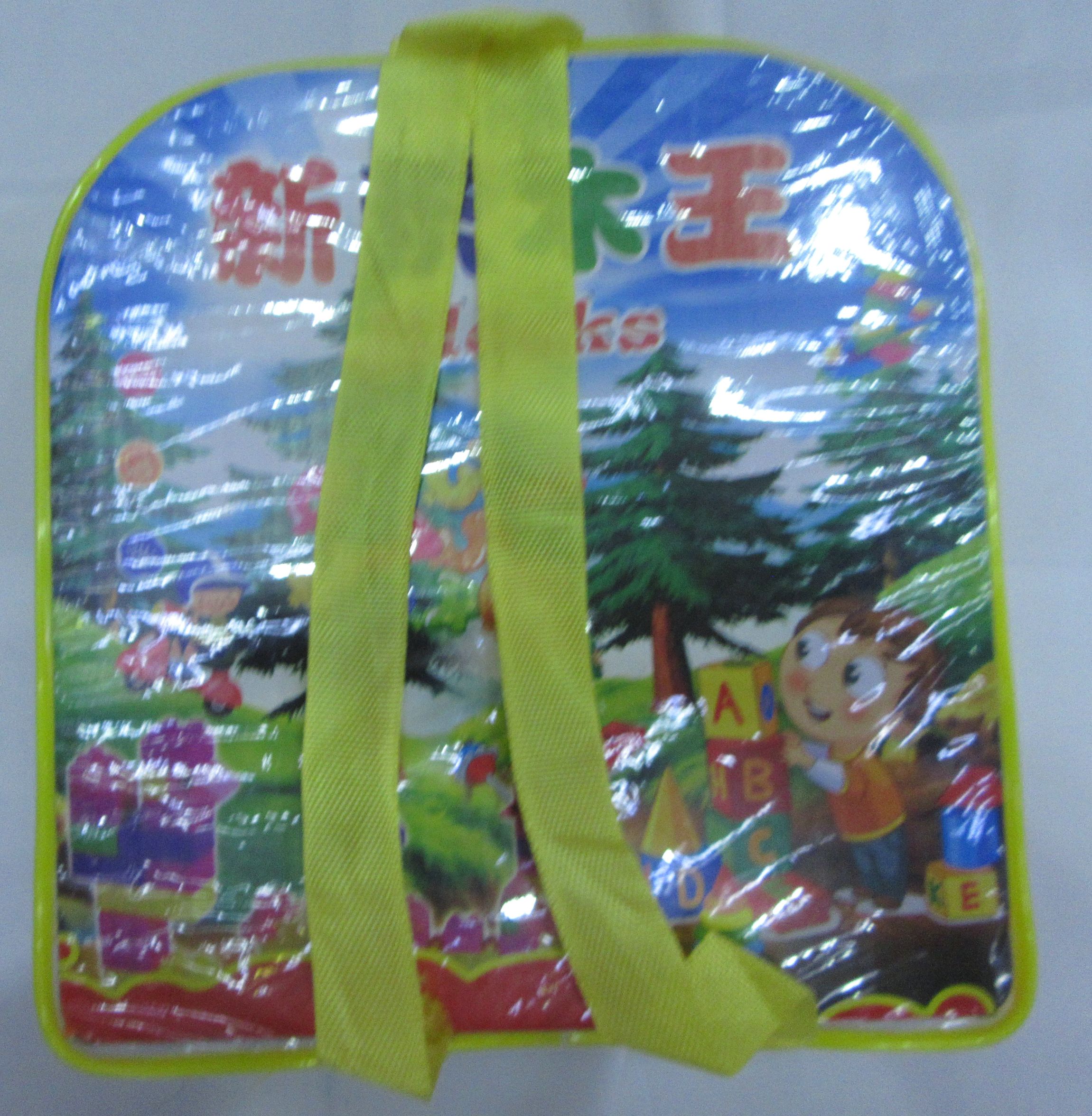 Bluco creativo ensamblado bloques de construcción de grano medio nuevo estilo para niños dibujos animados mochila bloques de construcción juguetes naruto tema creativo modelo Specification image