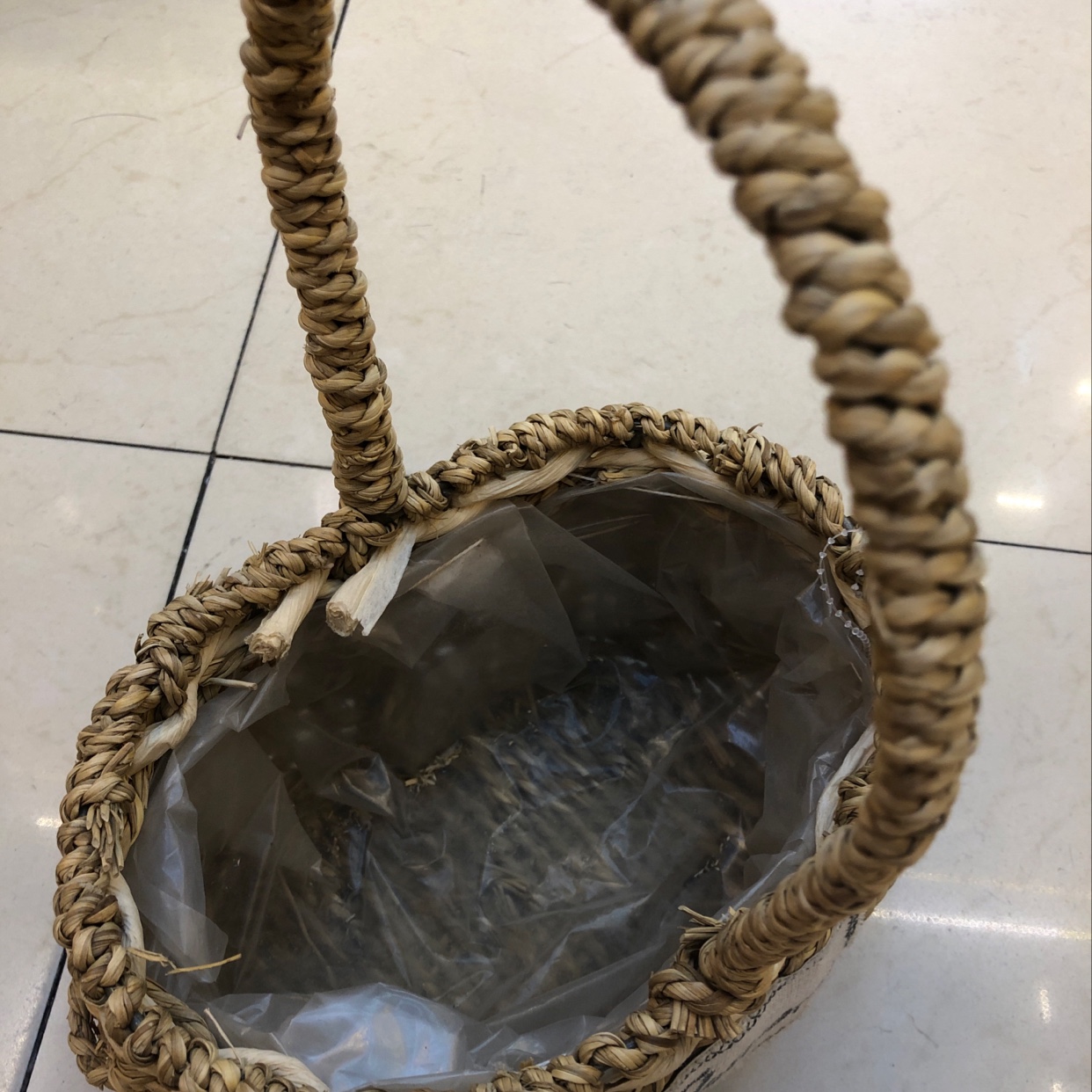 Qingling Craft hand-woven garden hand-woven baskets, figurines, gifts, flower arrangements and ornaments details Picture