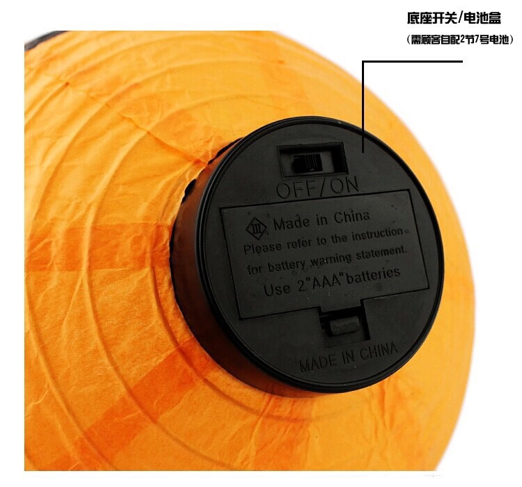 Halloween decorations: Pumpkin paper lanterns, orange ghost lanterns, white LED light lanterns, haunted house decoration props undefined