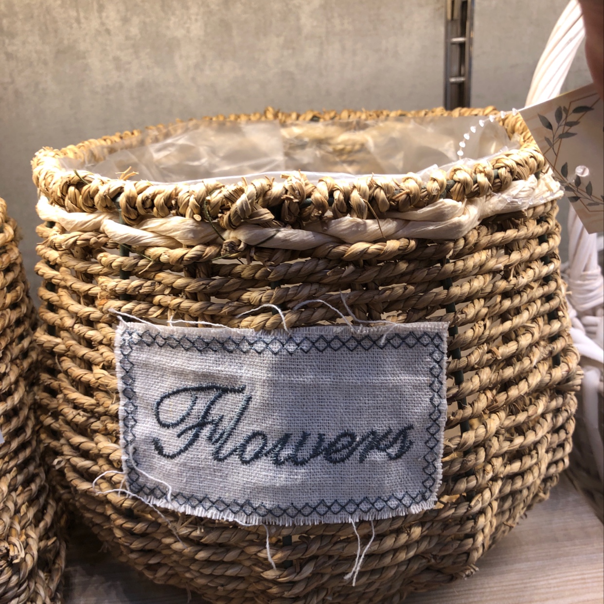Qingling Craft handmade straw weaving garden flower arrangement ornaments and home decoration ornaments