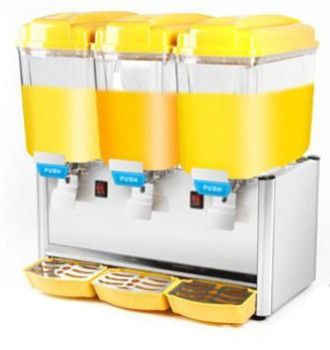 15L*3 commercial cold drink machine, juice machine, self-service, fully automatic, cold and hot dual-purpose, three-cylinder stainless steel