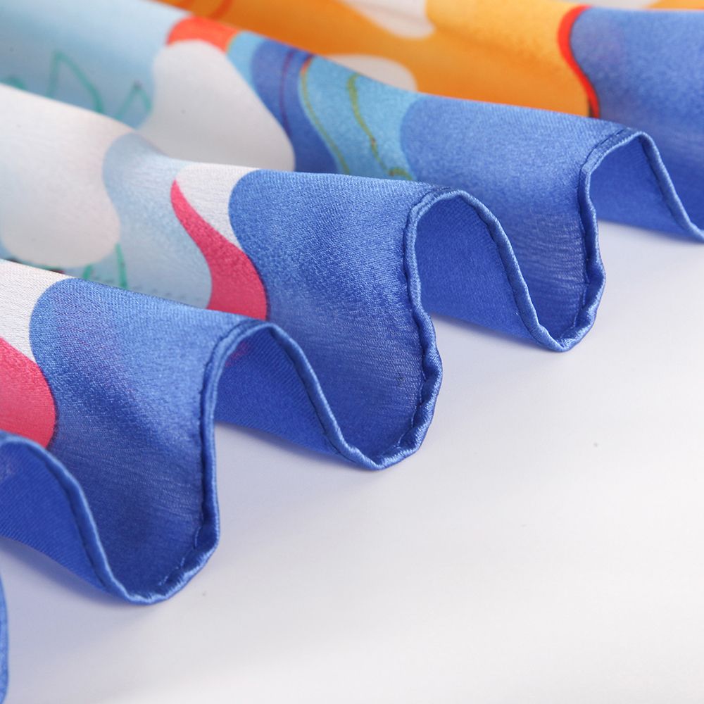 Origin Cross-Border Source Silk Satin Zebra Polka Dot Women's Scarf Spring And Autumn Super Thin Scarf In Stock undefined