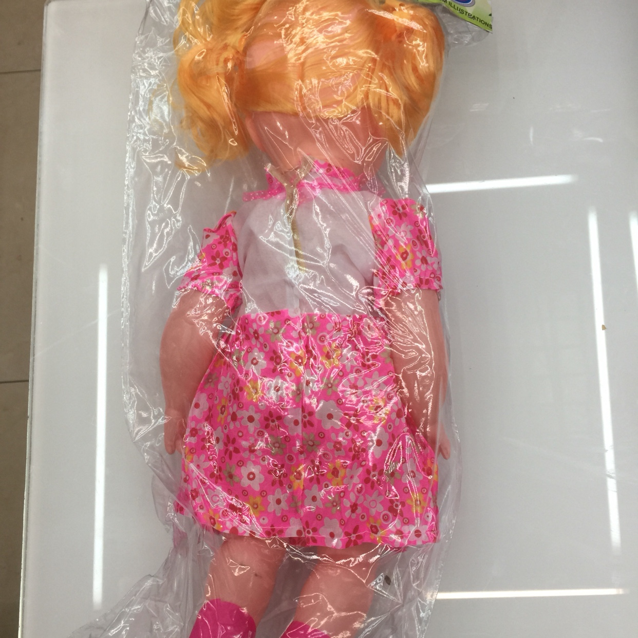 18-inch curved-foot pacifier doll details Picture