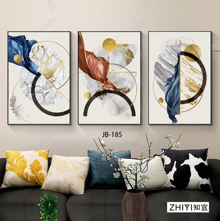 Light luxury living room decorative painting