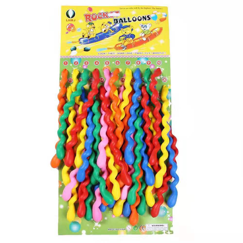 Spiral balloons: Suitable for wedding, birthday, exhibition, party, celebration decoration, scene arrangement, children's balloons... details Picture