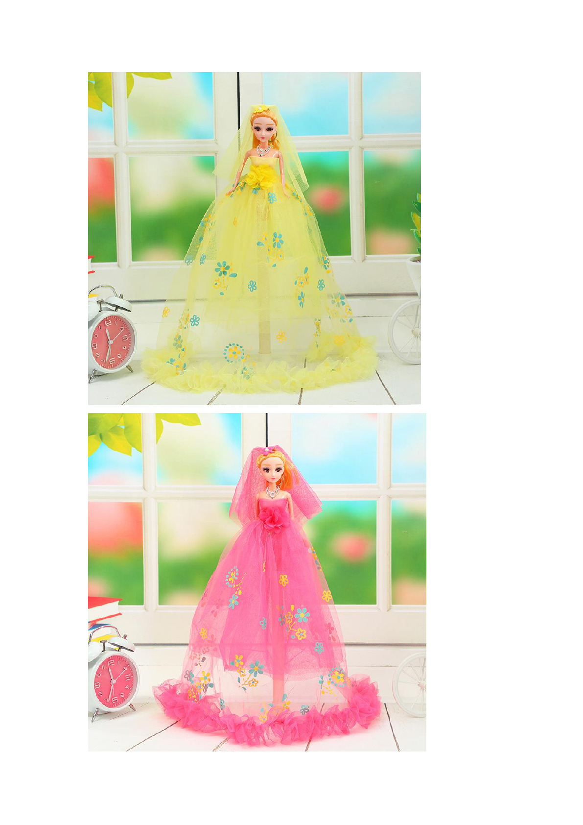 Factory direct sales of 11-inch 48cm Barbie doll creative decorative items, children's toys, princess dolls, gift wholesale, keychains and pendants detail image 1