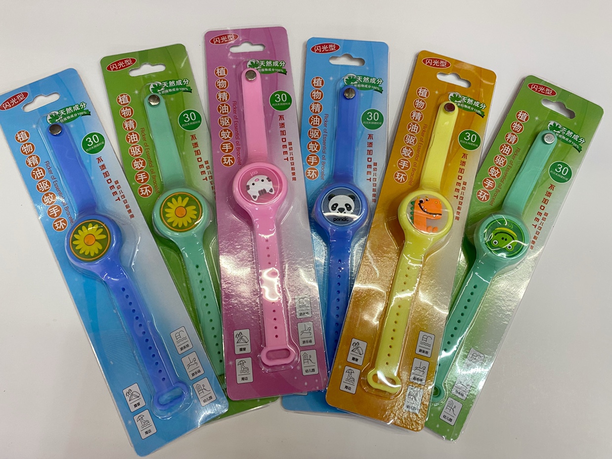驱蚊手表 驱蚊扣 防水 带灯细节图