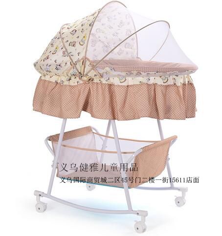Crib with wheels brake crib with pillow iron crib king cot