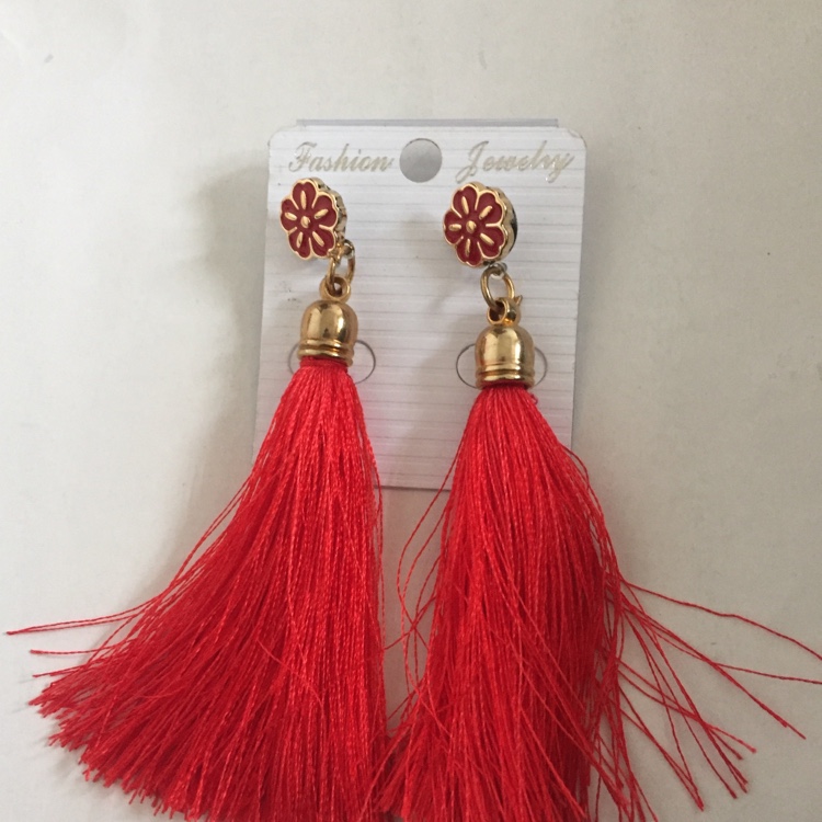 Small tassel earrings