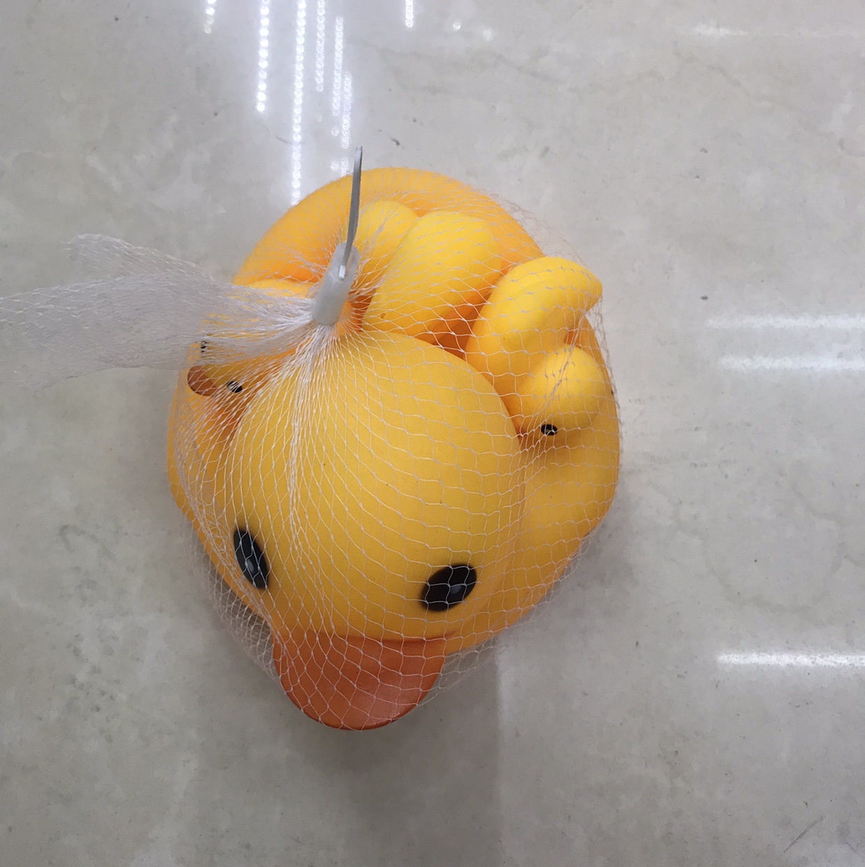 搪胶大眼鸭可爱鸭子游泳鸭尖叫鸭子母鸭儿童洗澡智益玩具淑华玩具1