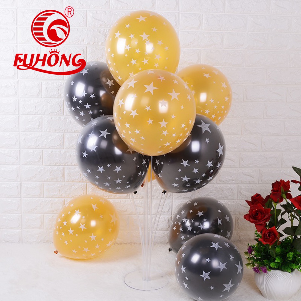 Double-layer splendid decorated balloons Item Picture