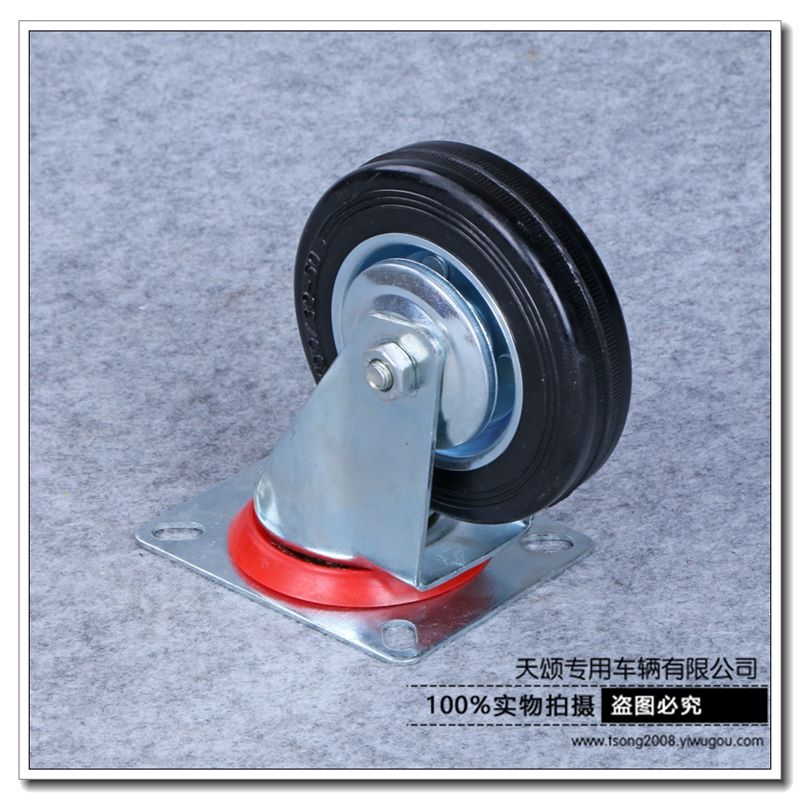Solid rubber directional wheels, non-pneumatic tires, explosion-proof, puncture-resistant, silent elastic wheels