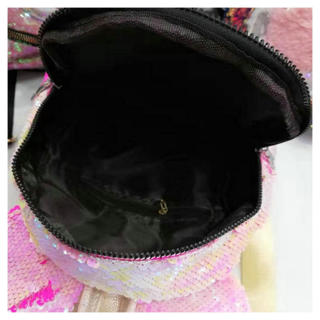 2020 New sequined backpack for girls, Korean style, trendy and cute girl backpack, Little Bear schoolbag for primary school students Specification image